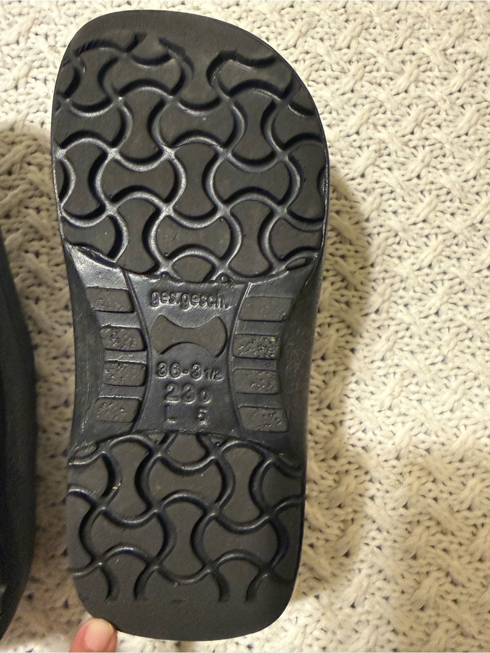 Birkenstock Womens 6 Men’s 4 Black Slip-On EVA Clogs - Picture 8 of 9
